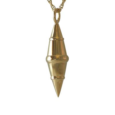 Pointy Cylinder Cremation Pendant II